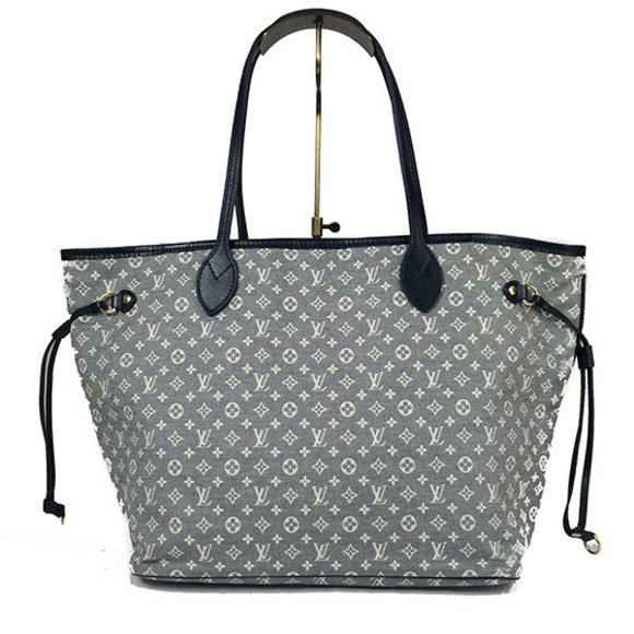Louis Vuitton Idile Neverfull MM Ankle Navy Tote Bag - Picture 3 of 5